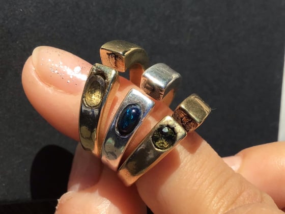 Image of Gemstone Tunnel Vision ring