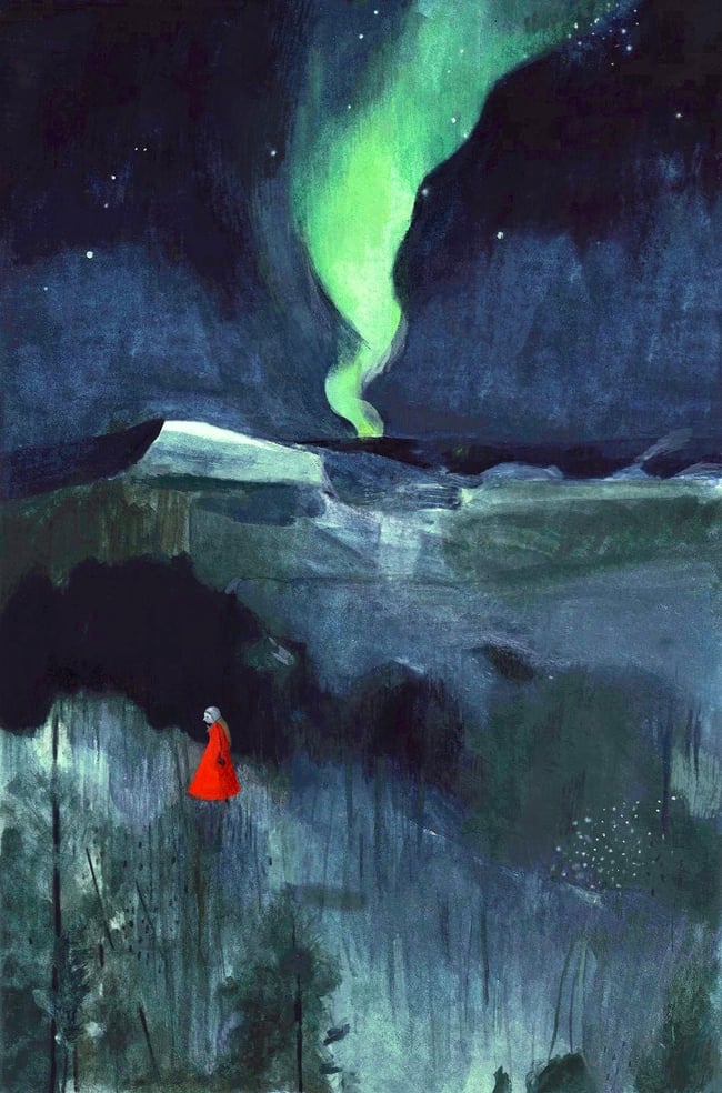 Northern lights - Giclee print