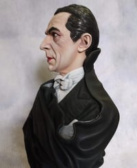 Image 3 of Dracula Portrait Bust Model Kit 
