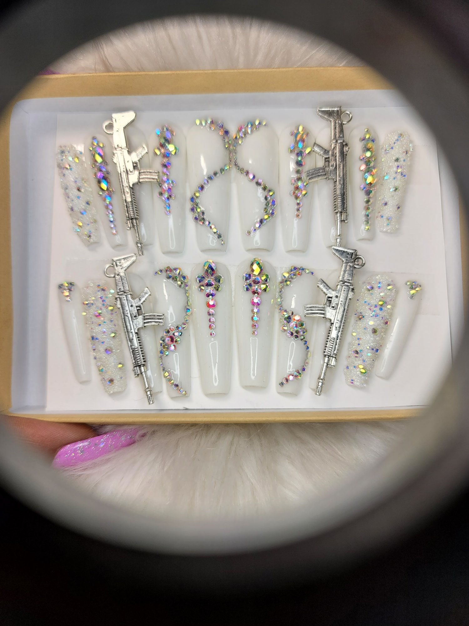 Image of white chopper