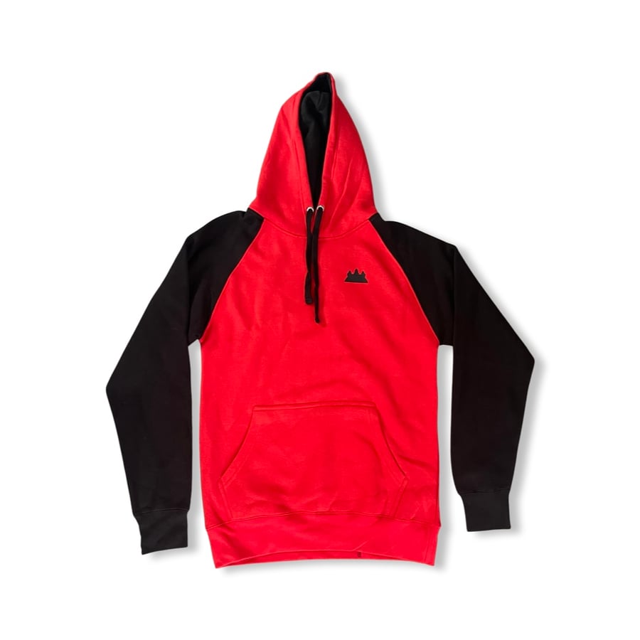 Image of Black/Red Two Tone Hoodie