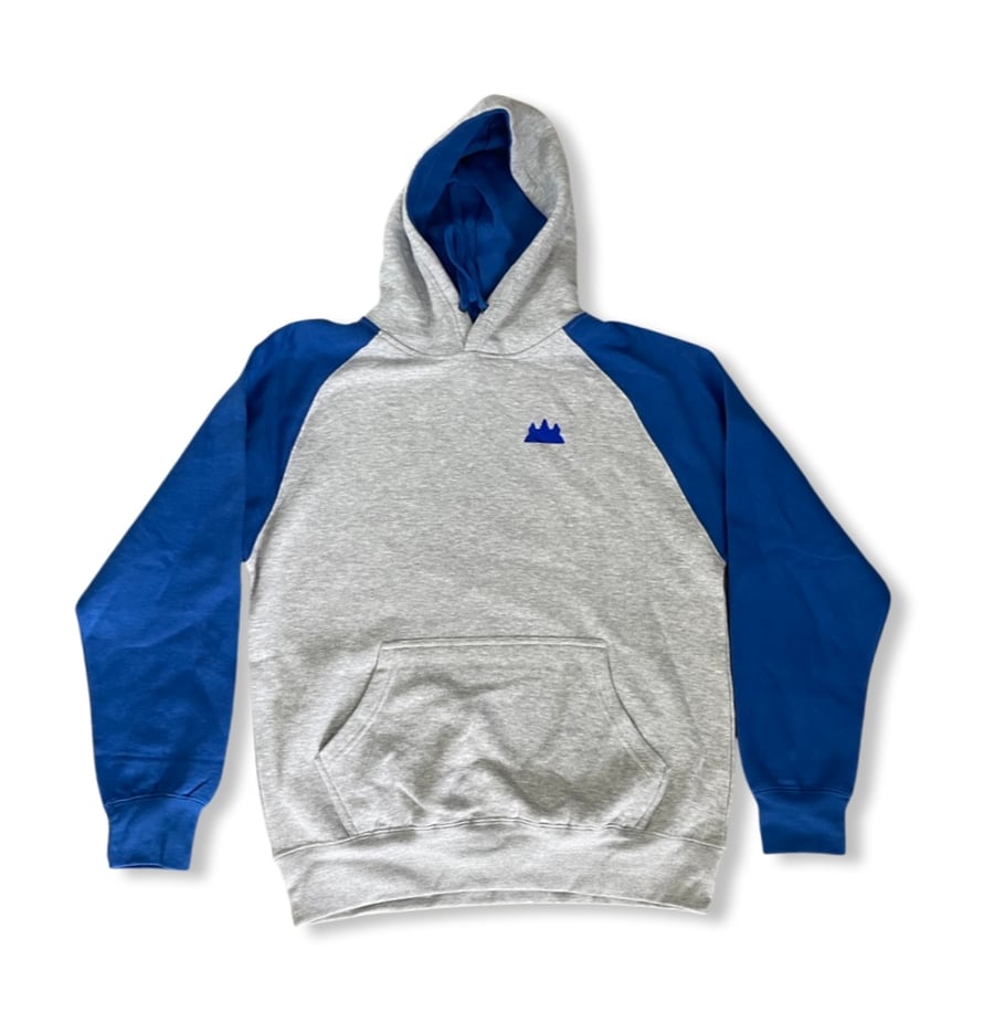 Image of Royal/Grey Two Tone Hoodie 