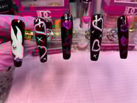 Image 1 of OLD SKOOL BLK PLAYBOY BUNNY SET 
