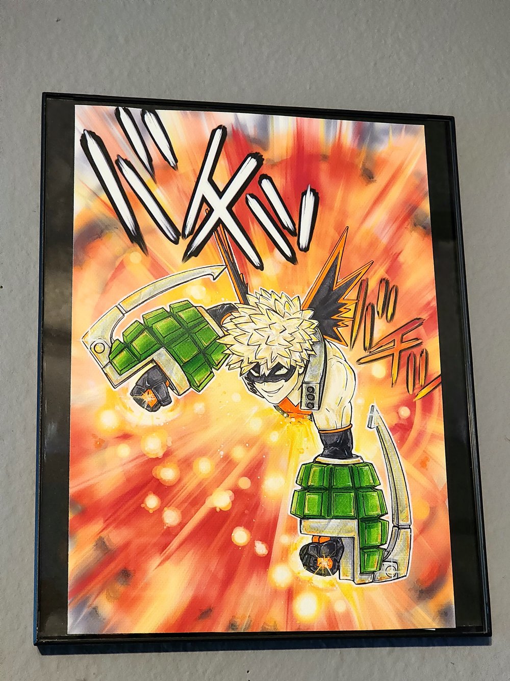 Image of Dynamight framed canvas