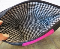 Image 3 of Color Block Cosmetic Bag