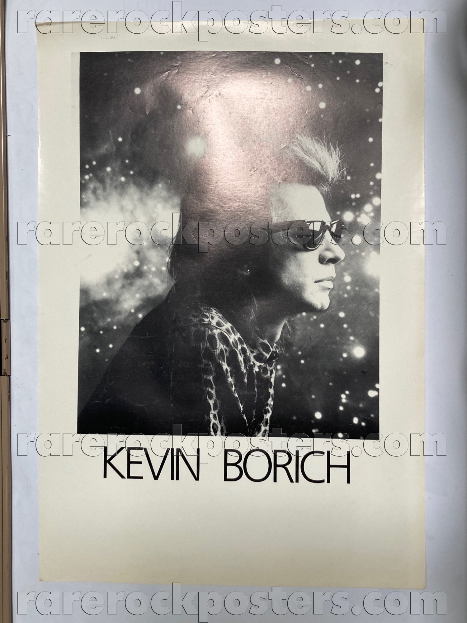 KEVIN BORICH ~ ORIGINAL MID 1980'S AUSTRALIAN GIG BLANK POSTER