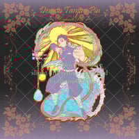 Image 4 of Demon Tanjiro Enamel Pin [IN HANDS] 