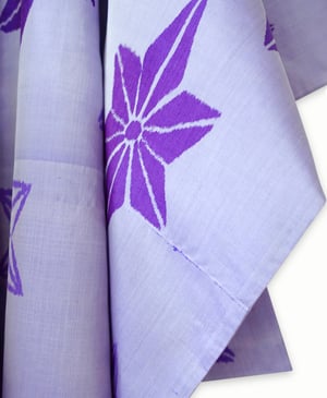 Image of Silke kimono - lys violet med stjerner