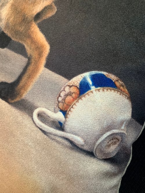 Image of Velvet New Fox Cub Cushion