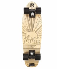 Image 1 of Saltrock retro ride wooden cruiser skateboard 
