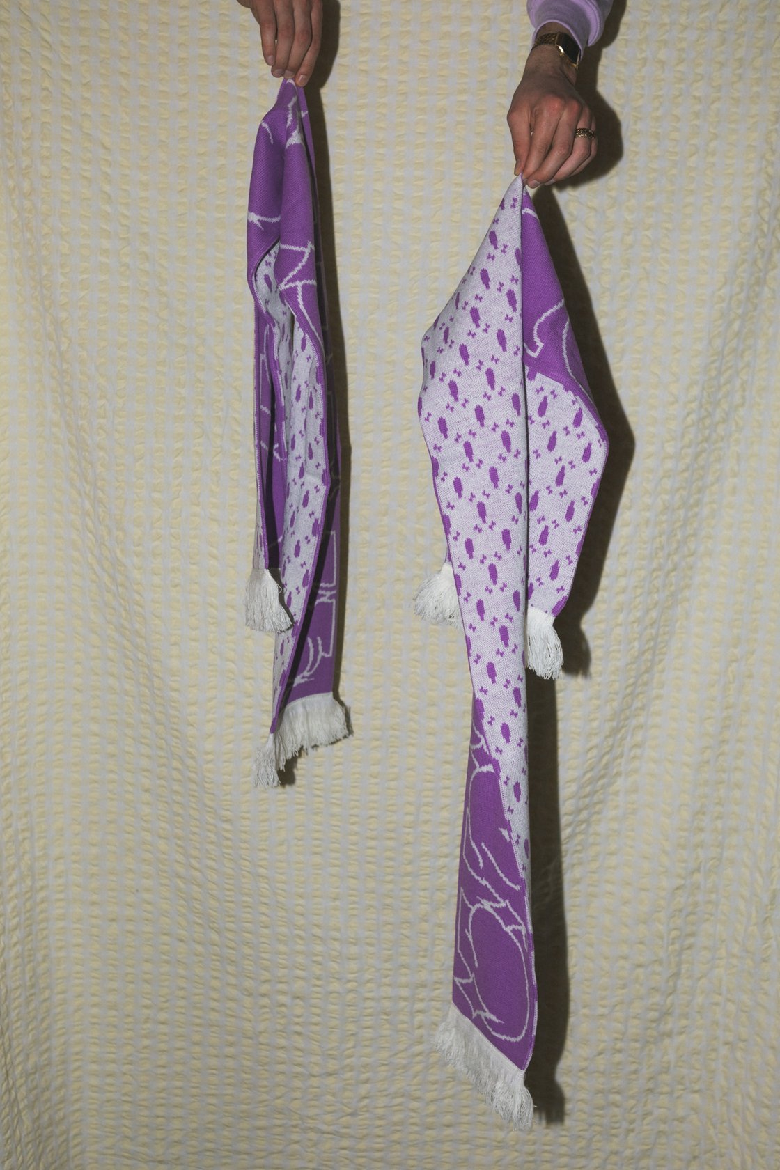 Image of monogram scarf