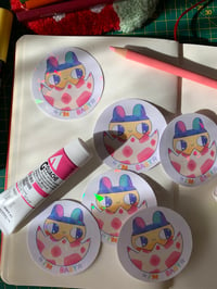  Mametchi / Tamagotchi Holograpic Sticker