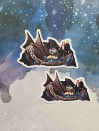 Image 2 of Hungarian Horn-Tailed Dragon x Dramione Sticker