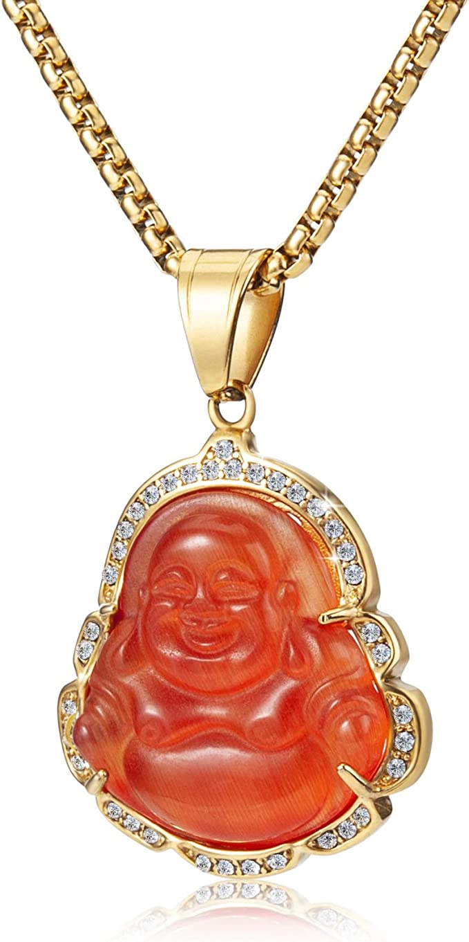 Laughing Buddha Necklace Red Legacy Scents
