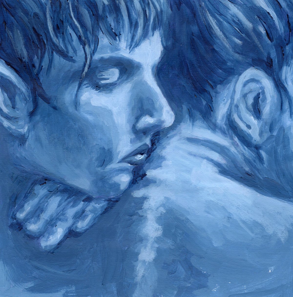 Image of blue embrace