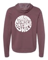 Nurses Are Swell Zip Hoody - HEATHER MAROON