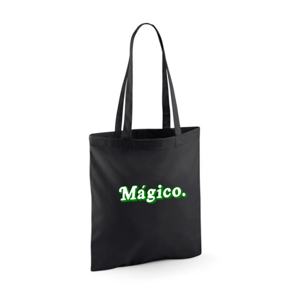 Mágico totebag (Black/green/white)