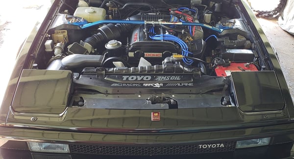 Image of Toyota Celica Supra 82-86 (Celica XX) Header Panel Cooling Plate Ver. 2.0 MA61 GA61
