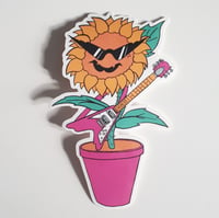 Sunflower sticker