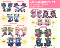 Image 5 of DANGANRONPA Glitter Epoxy Animal Charms 