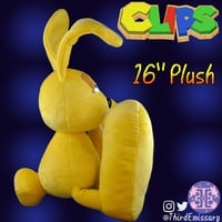 Image 3 of Clips the Rabbit 16" Plush