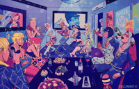 Image 1 of Vento Aureo Karaoke Night Holo Print 