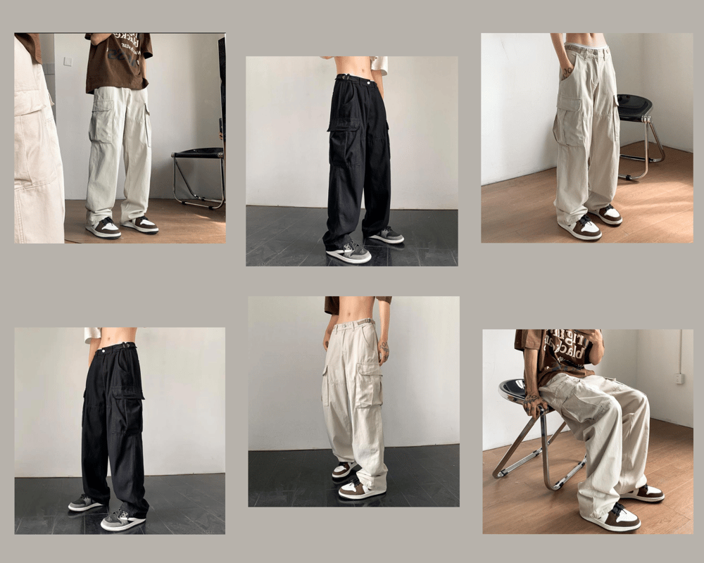 Image of Wide Cargo Pants
