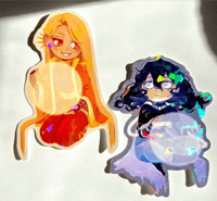 Image 1 of Sun and Moon Erasermic sticker set