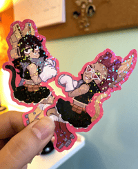 Image 1 of Erasermic + Wild Wild Pussy Cats- Stickers