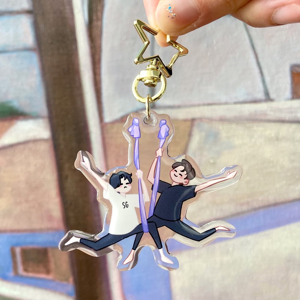 Image of Namgi Flying Yoga Acrylic Charm