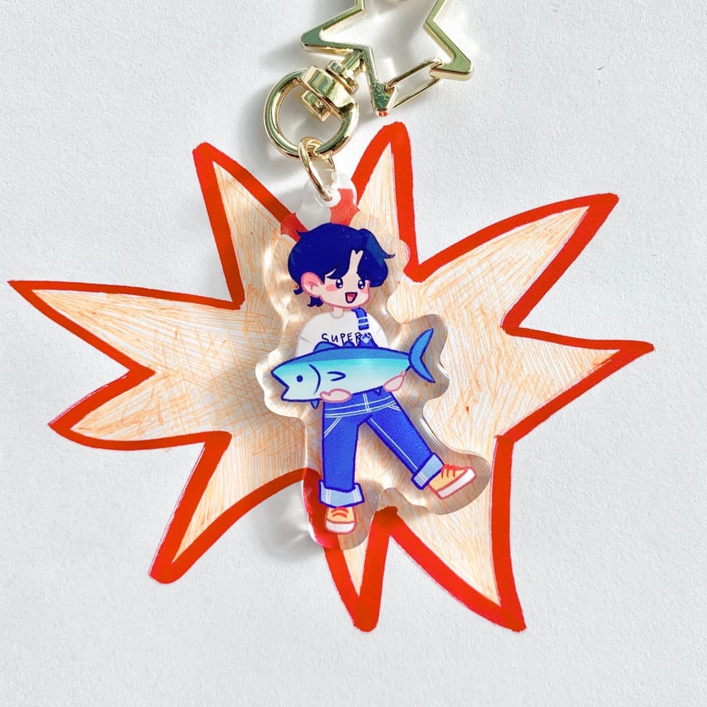 Image of Super Tuna Jin Acrylic Charm