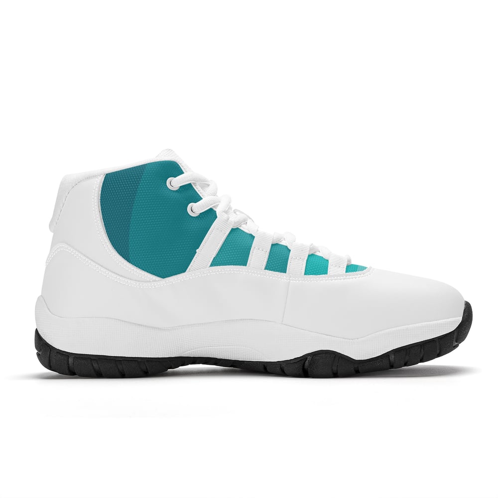"the Surges" aniwave basketball shoes - Aqua Blue (Unisex)