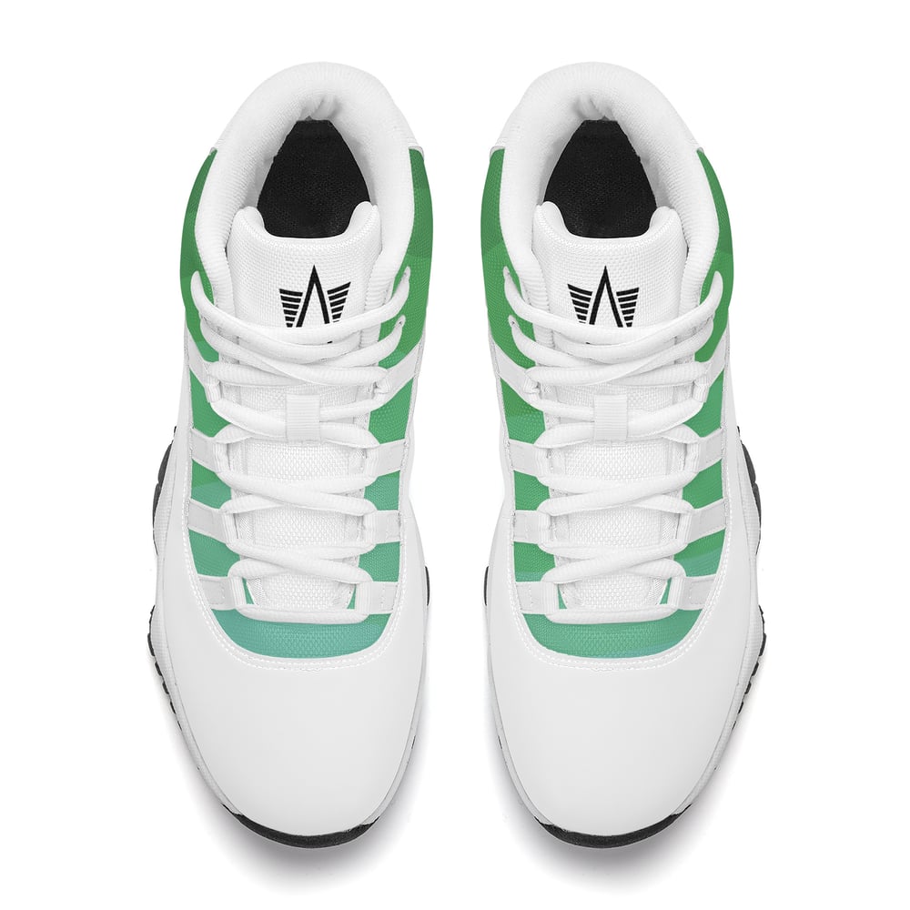 "the Surges" aniwave basketball shoes - Earth Green (Unisex)