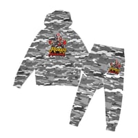 Image 1 of MoneyMotivated X BackPackBoyz  Camo SweatSuits