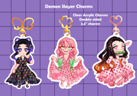 Demon Slayer Acrylic Charms