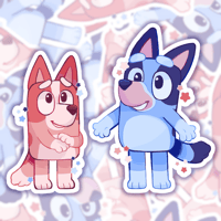 Blue Heeler Stickers