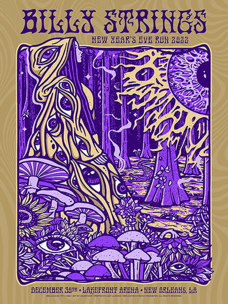 Image of Billy Strings - Main 2022 NYE - Night 1