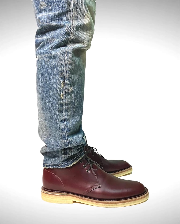 Jadd Horween chromexcel no.8 leather chukka boots made in England Image 3