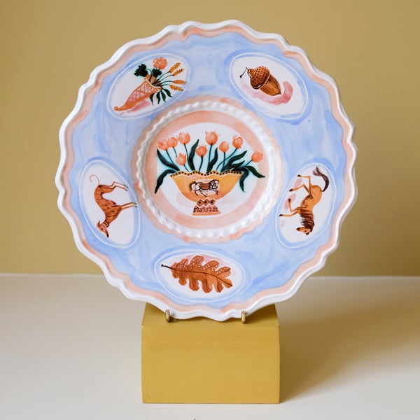 Image of Rutile Motifs - Romantic Vase Plate