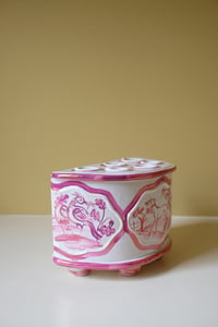 Image 3 of Pink Lustre - Romantic Demi-lune Vase I