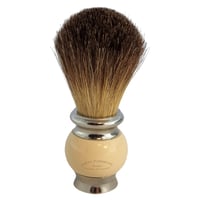 Image 1 of Shaving Brush Badger Ivory Cream