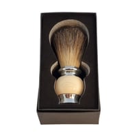 Image 2 of Shaving Brush Badger Ivory Cream