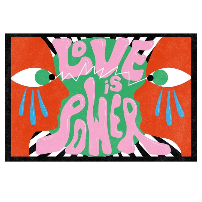 Image of ‘Love is Power’ Cheltenham Paint Festival Fine Art Giclee Limited Edition Print