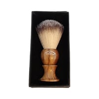 Image 2 of Shaving Brush Synthetic Bristles - Wooden Handle