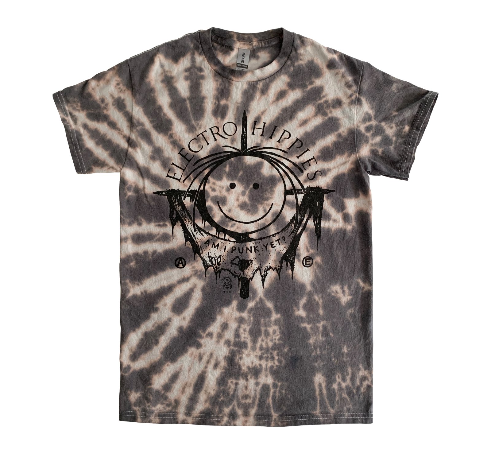 ⒶM I PUNK YET? Tie-Dyed Natural T-Shirt | SORE MIND ⒶM I PUNK YET? Tie-Dyed Natural T-Shirt | SORE MIND
