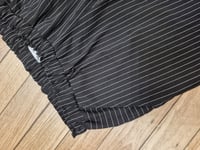 Image 3 of Pinstripe Pocket Pants-black and white