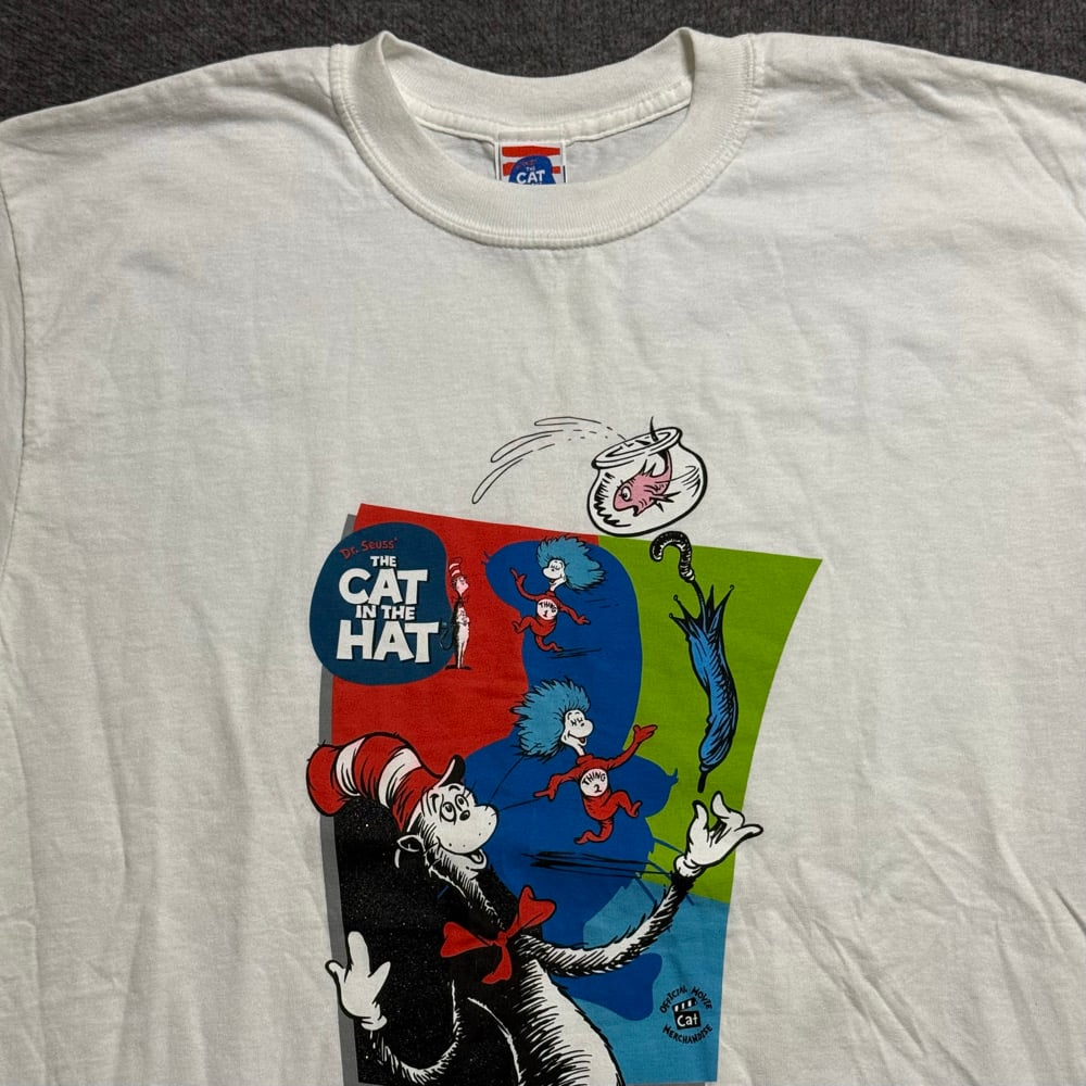 Image of 2000s Cat in the Hat Movie Promo Graphic Tee (M)