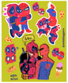 Spideypool Sticker Sheet