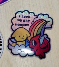 Image 1 of Neopets Rainbow Pool Glitter Sticker