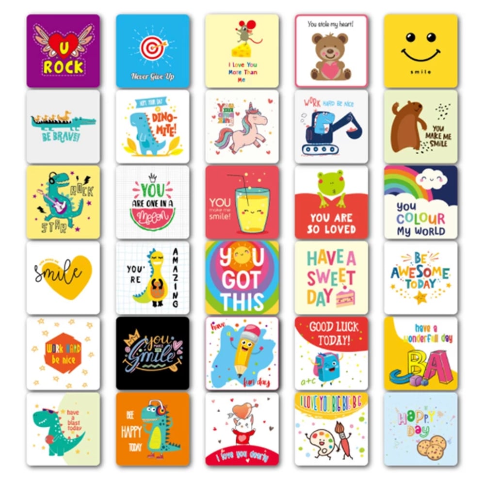 Lunch Box Notes for Kids - Boys and Girls 60pcs